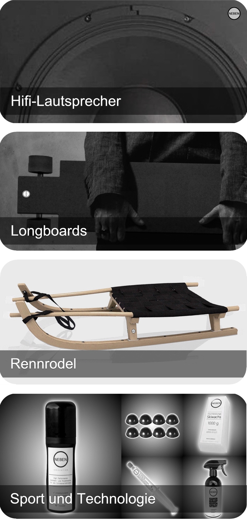 NEBEN Produkte
